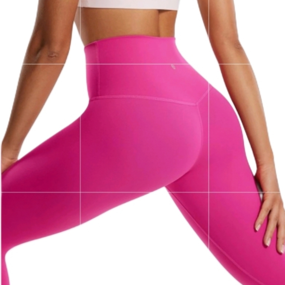 ❤️SPECIAL❤️NWT.CRZ YOGA Butterluxe Capris Leggings In Hibiscus Purple - Picture 9 of 11